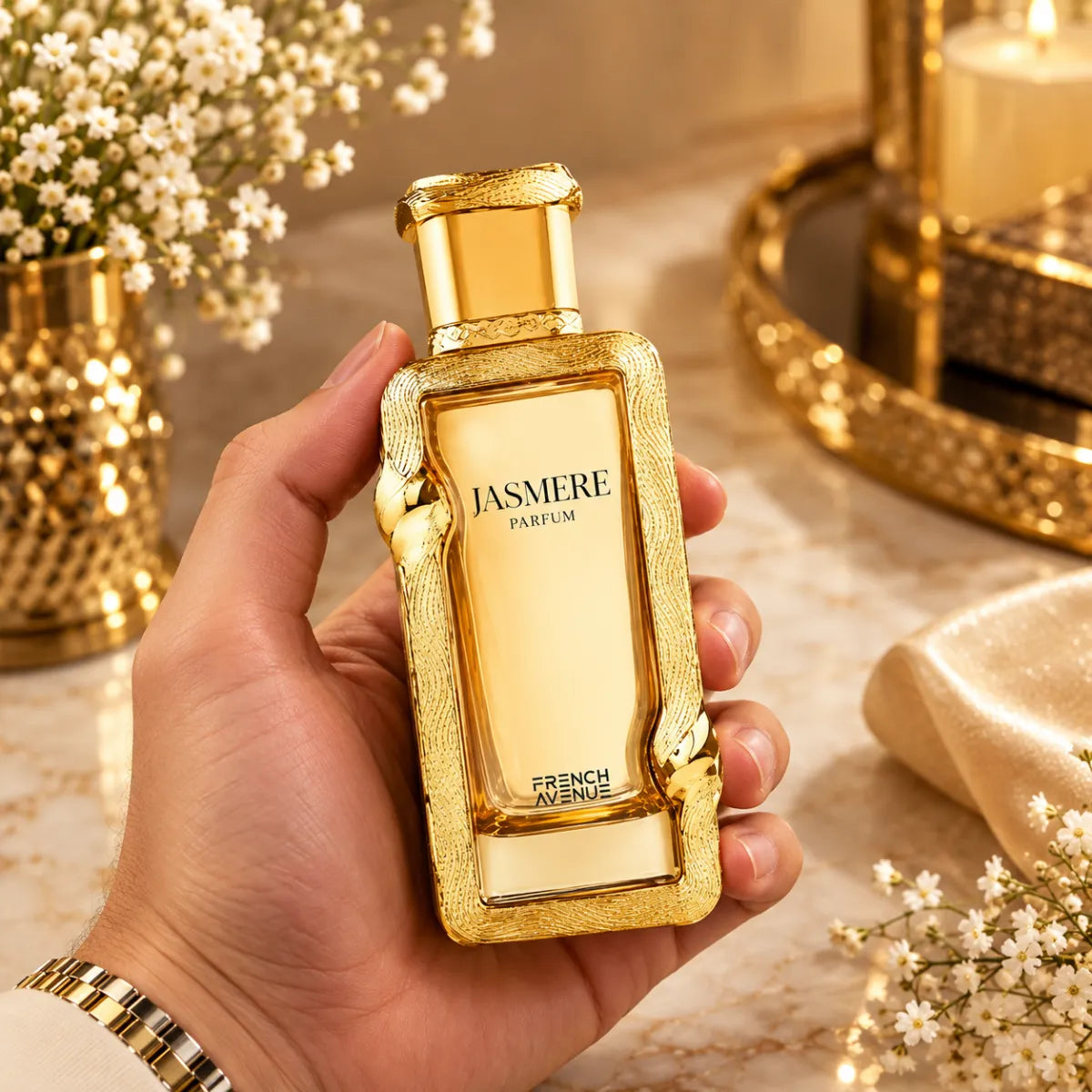 Premium French Avenue Jasmere Parfum EDP 100ml available at best price, sophisticated unisex fragrance - Perfumesouq Qatar