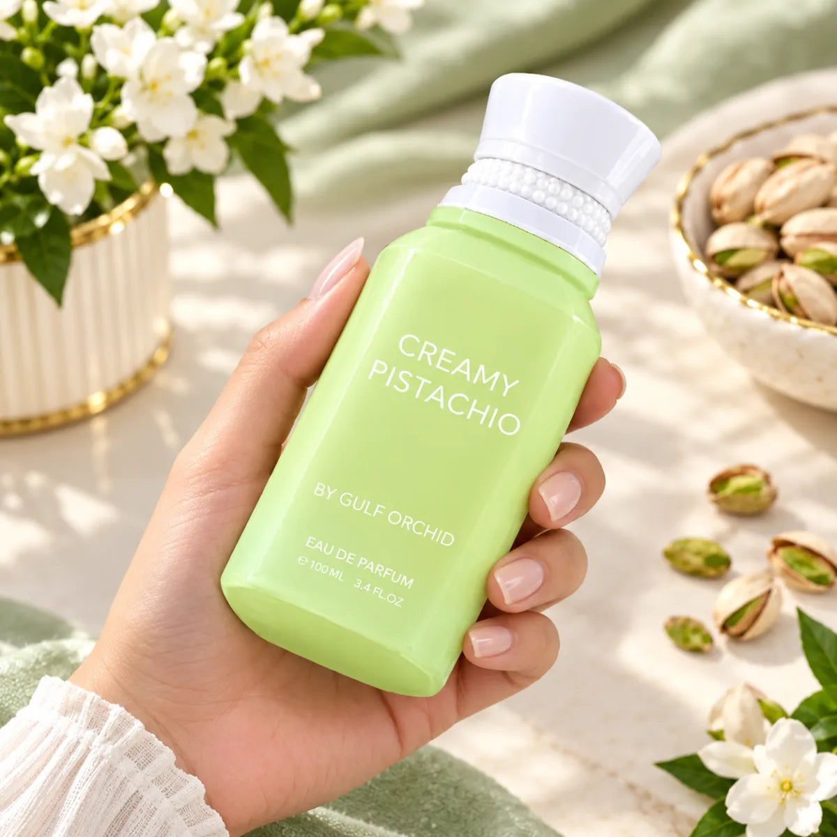 Premium Gulf Orchid Creamy Pistachio EDP 100ml available at best price, sophisticated gourmand fragrance - Perfumesouq Qatar