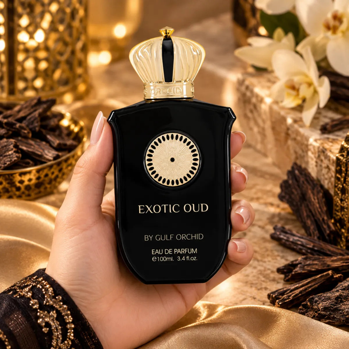 Premium Gulf Orchid Exotic Oud EDP 100ml available in Qatar at best price, sophisticated oud perfume - Perfumesouq Qatar
