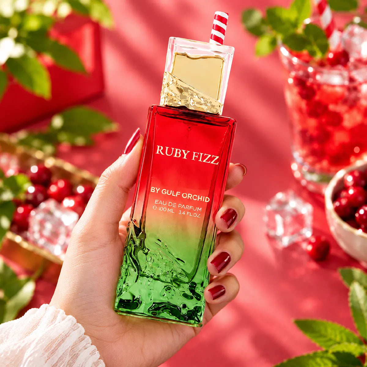 Premium Gulf Orchid Ruby Fizz EDP 100ml available in Qatar at best price, sophisticated fragrance - Perfumesouq Qatar