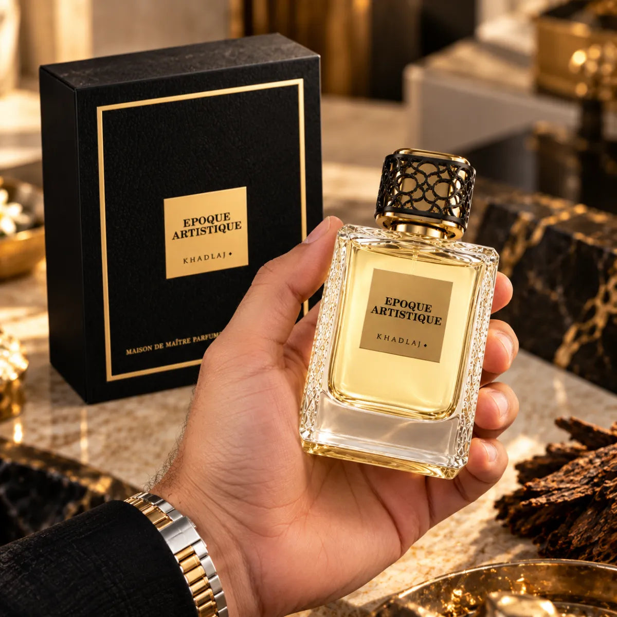 Premium Khadlaj Epoque Artistique EDP 100ml available at best price, sophisticated fragrance - Perfumesouq Qatar