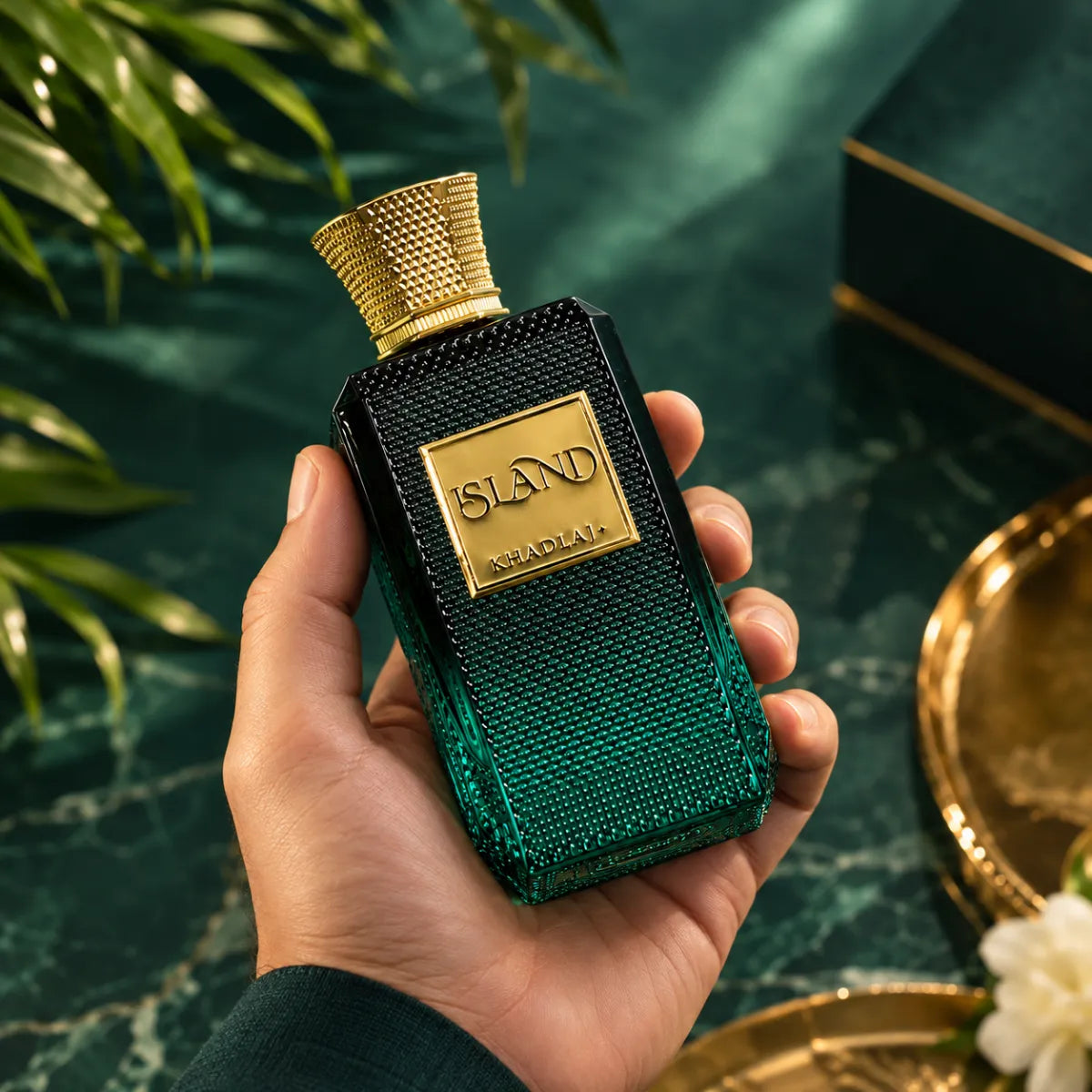 Premium Khadlaj Island Extrait 100ml available at best price, sophisticated fragrance - Perfumesouq Qatar