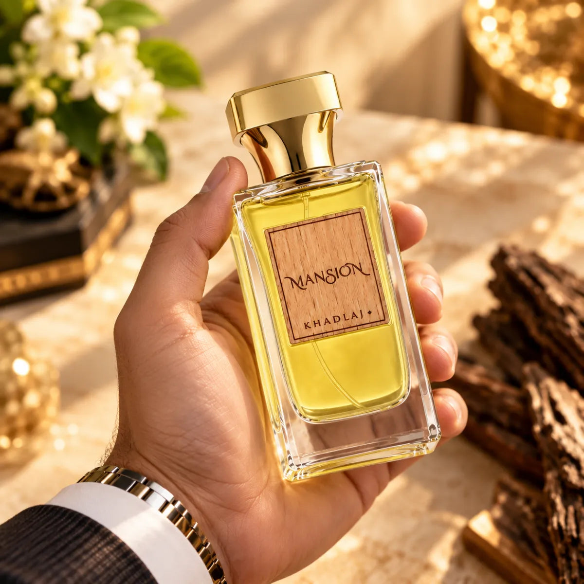 Premium Khadlaj Mansion EDP 100ml available at best price, sophisticated fragrance - Perfumesouq Qatar