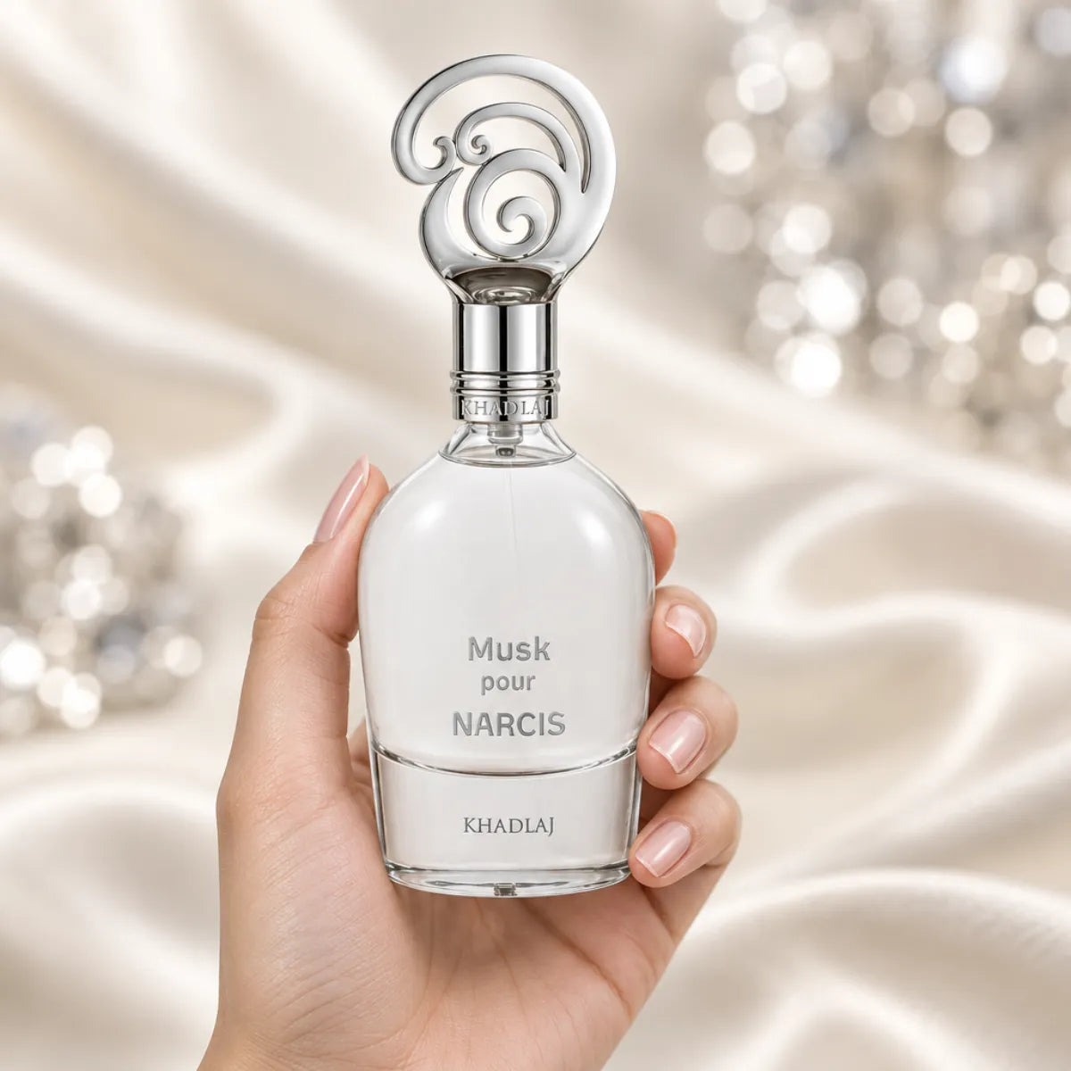 Authentic Khadlaj Musk Pour Narcis Eau De Parfum 100ml for best price with fast delivery - Perfumesouq Qatar