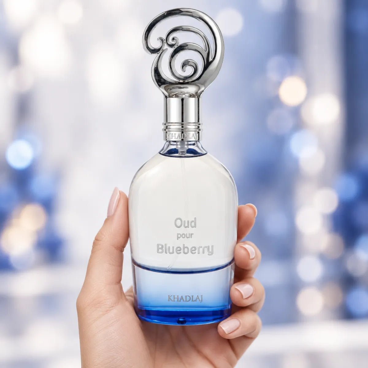 Premium Khadlaj Oud Pour Blueberry EDP 100ml available in Qatar at best price, sophisticated fragrance - Perfumesouq Qatar