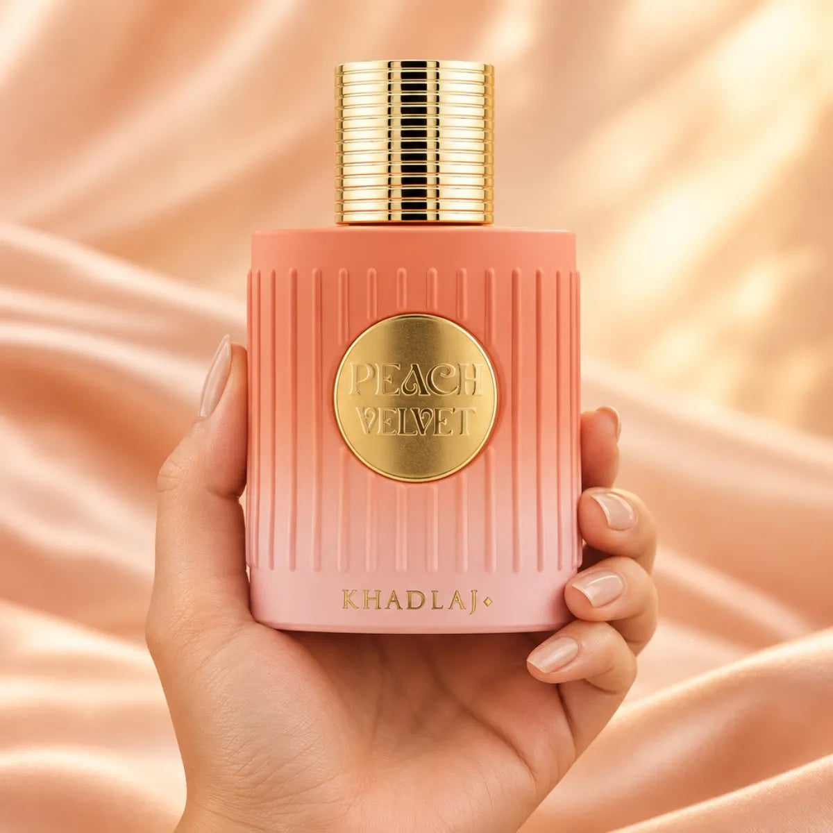 Authentic Khadlaj Peach Velvet Extrait De Parfum 100ml for best price with fast delivery - Perfumesouq Qatar