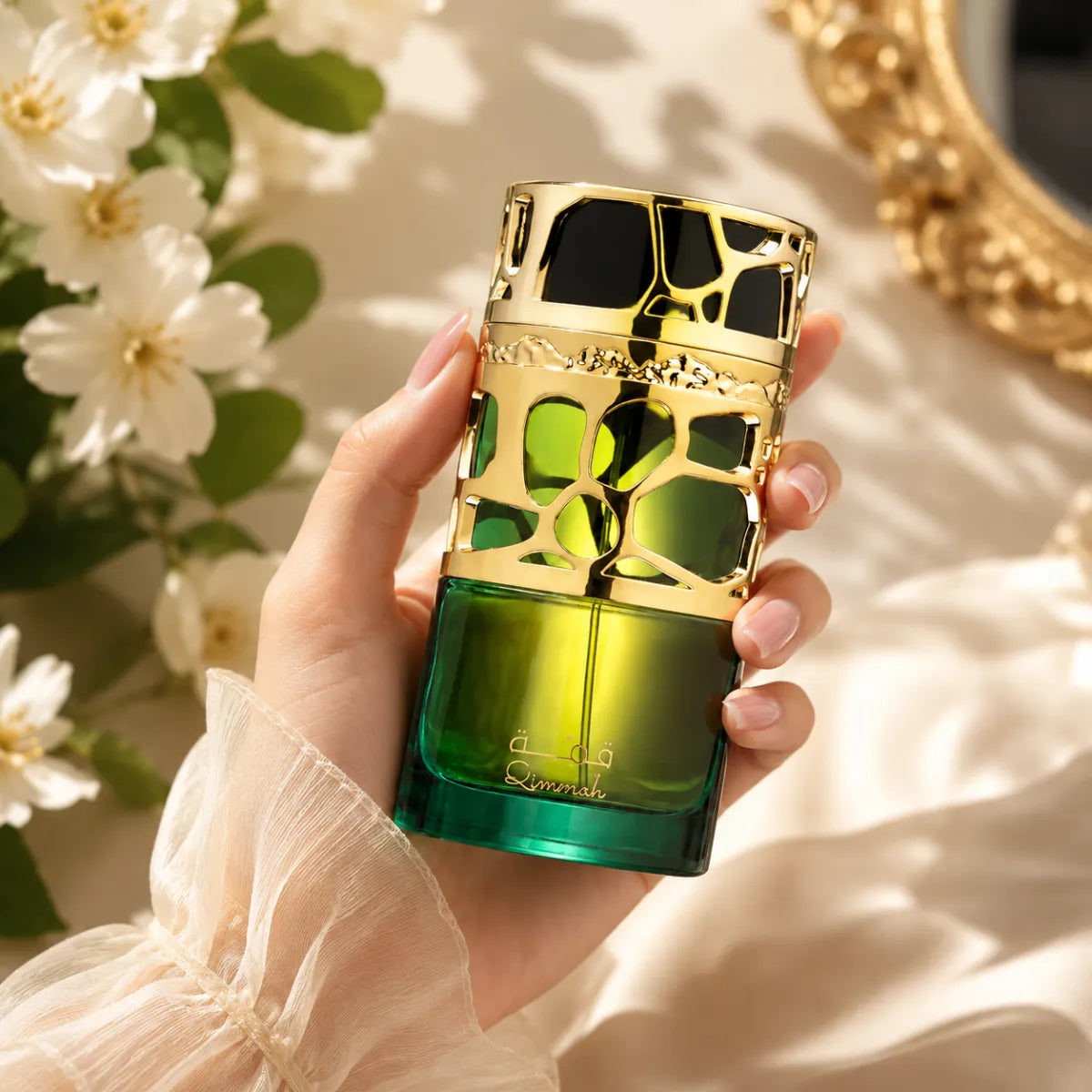 Lattafa Qimmah Women EDP 100ml available at best price, refined and elegant fragrance - Perfumesouq Qatar