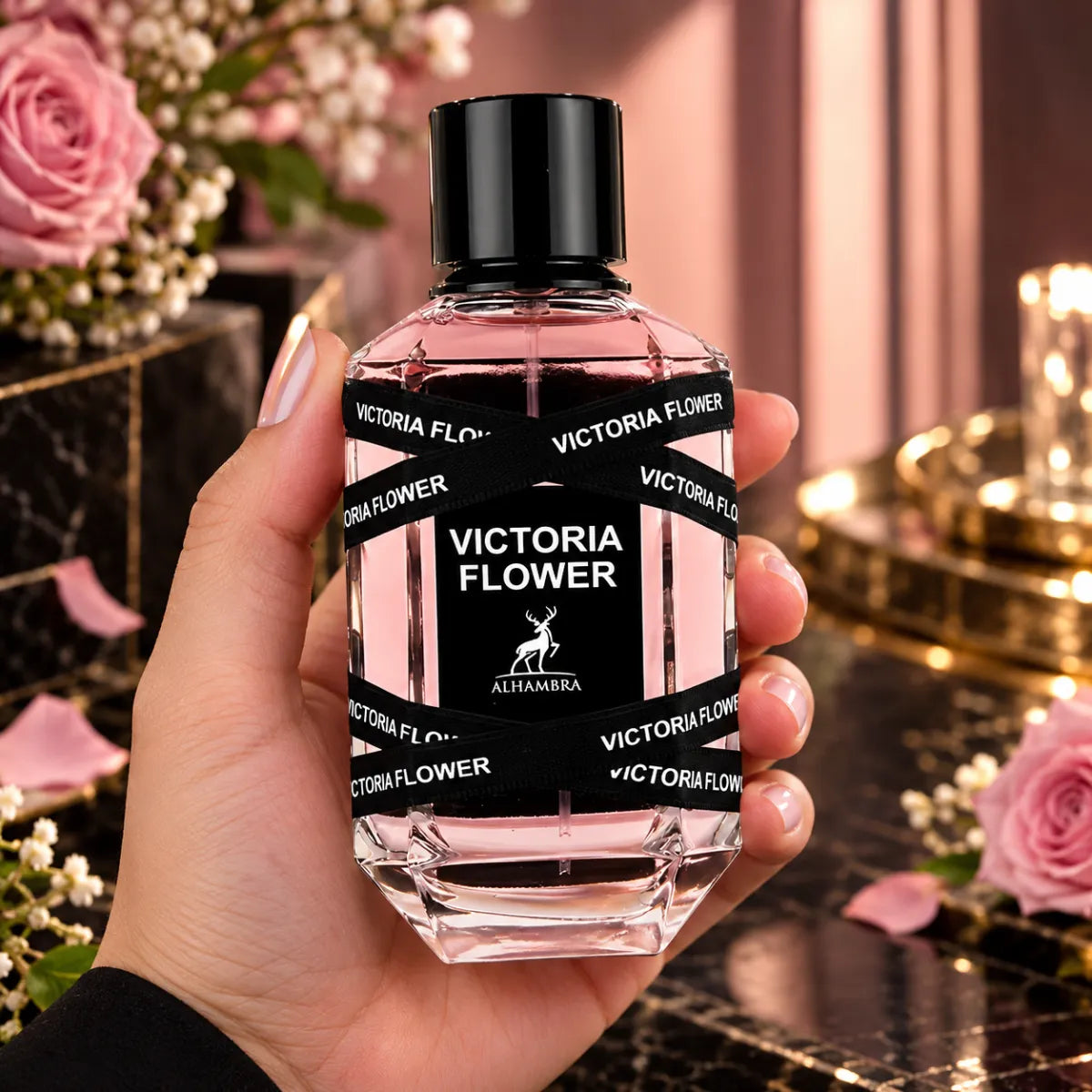 Premium Maison Alhambra Victoria Flower EDP 100ml available in Qatar at best price, sophisticated fragrance - Perfumesouq Qatar