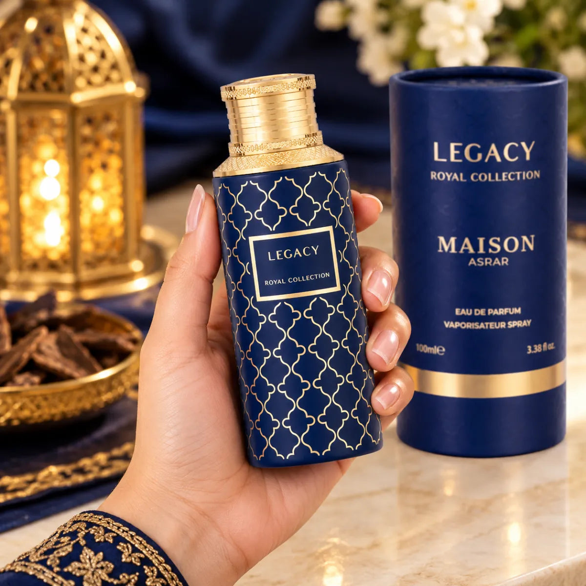 Premium Maison Asrar Legacy EDP 100ml available in Qatar at best price, sophisticated luxury fragrance - Perfumesouq Qatar