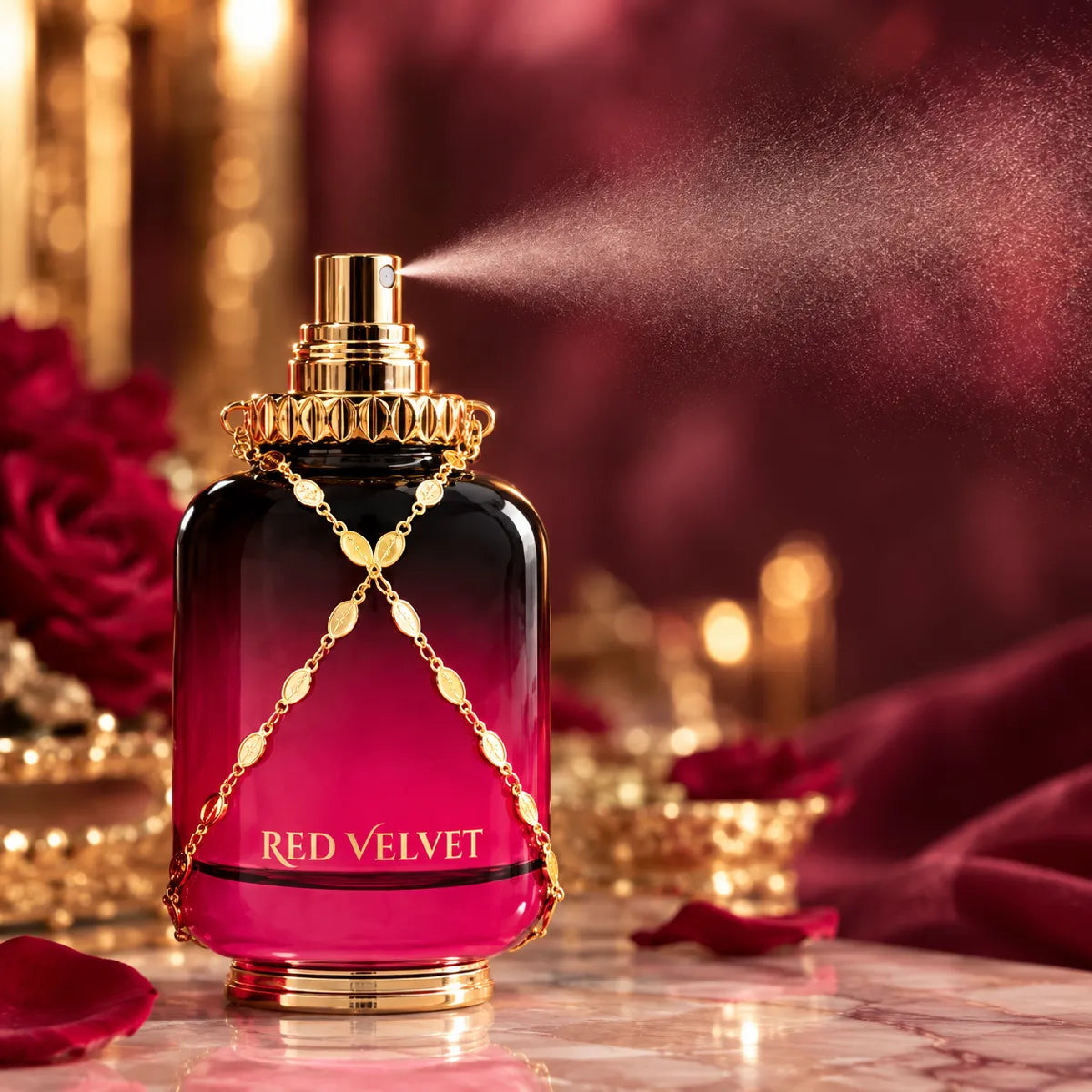 Premium Maison Asrar Red Velvet EDP 100ml available in Qatar at best price, sophisticated fragrance - Perfumesouq Qatar