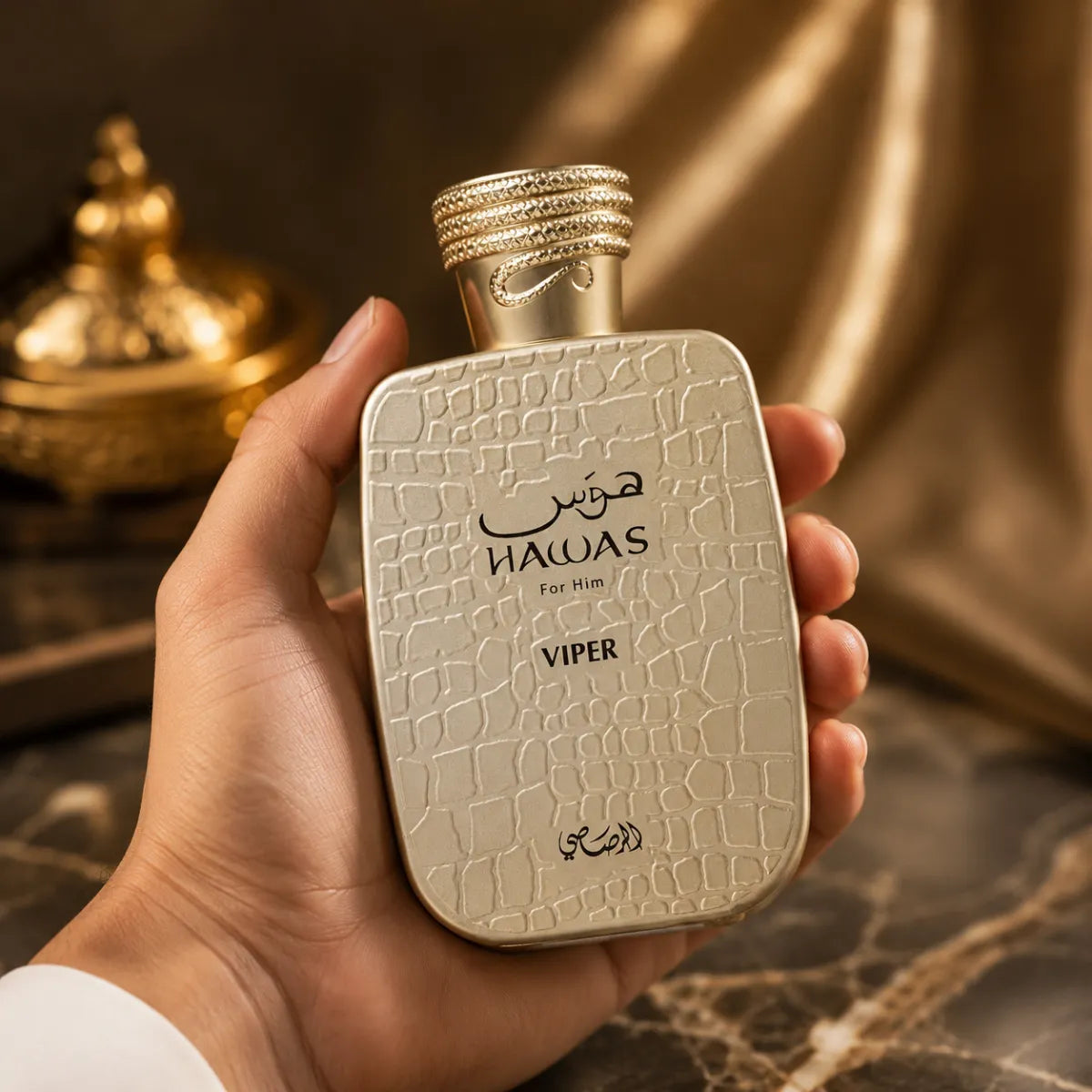 Premium Rasasi Hawas Viper for Him EDP 100ml available at best price, sophisticated masculine fragrance - Perfumesouq Qatar