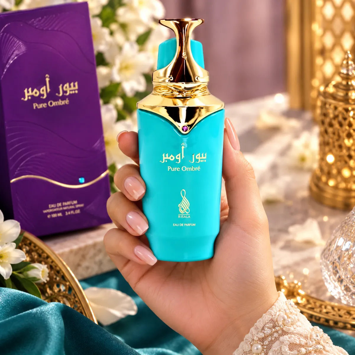 Premium Risala Pure Ombre EDP 100ml available at best price, refined fragrance - Perfumesouq Qatar