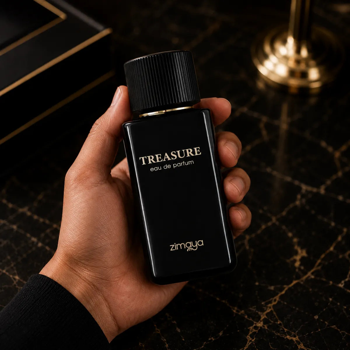 Zimaya Treasure EDP 100ml available at best price, sophisticated masculine fragrance - Perfumesouq Qatar