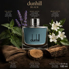 DUNHIL BLACK Eau de Toilette 100ML luxury men’s fragrance with stylish black bottle design from Perfumesouq Qatar