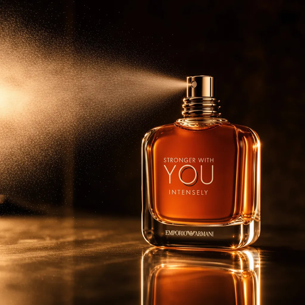 Luxury men's fragrance Emporio Armani Stronger With You Intensely Eau de Parfum | Perfumesouq Qatar