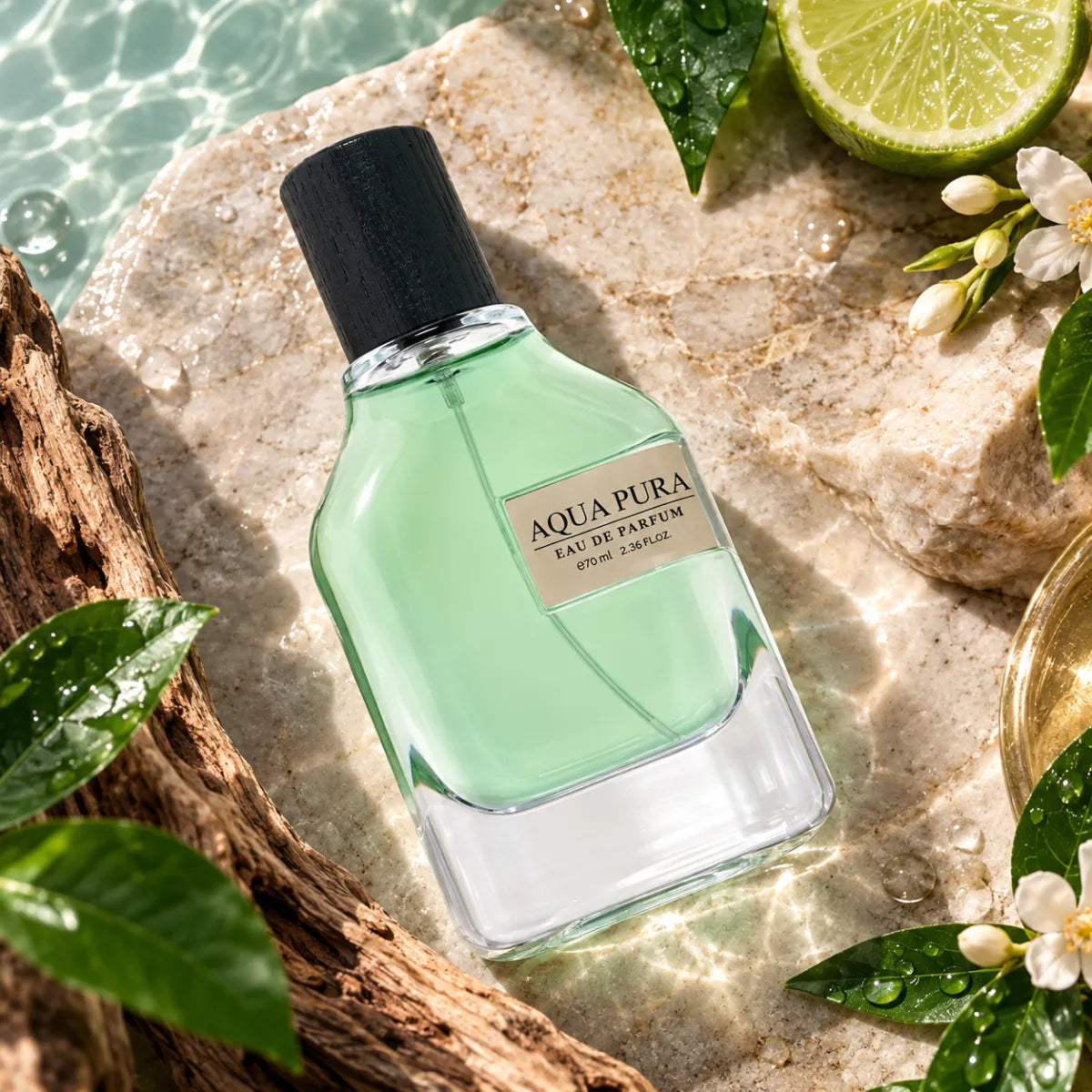Fragrance World Aqua Pura Eau De Parfum 70ml for best price, refreshing scent with lasting fragrance - Perfumesouq Qatar