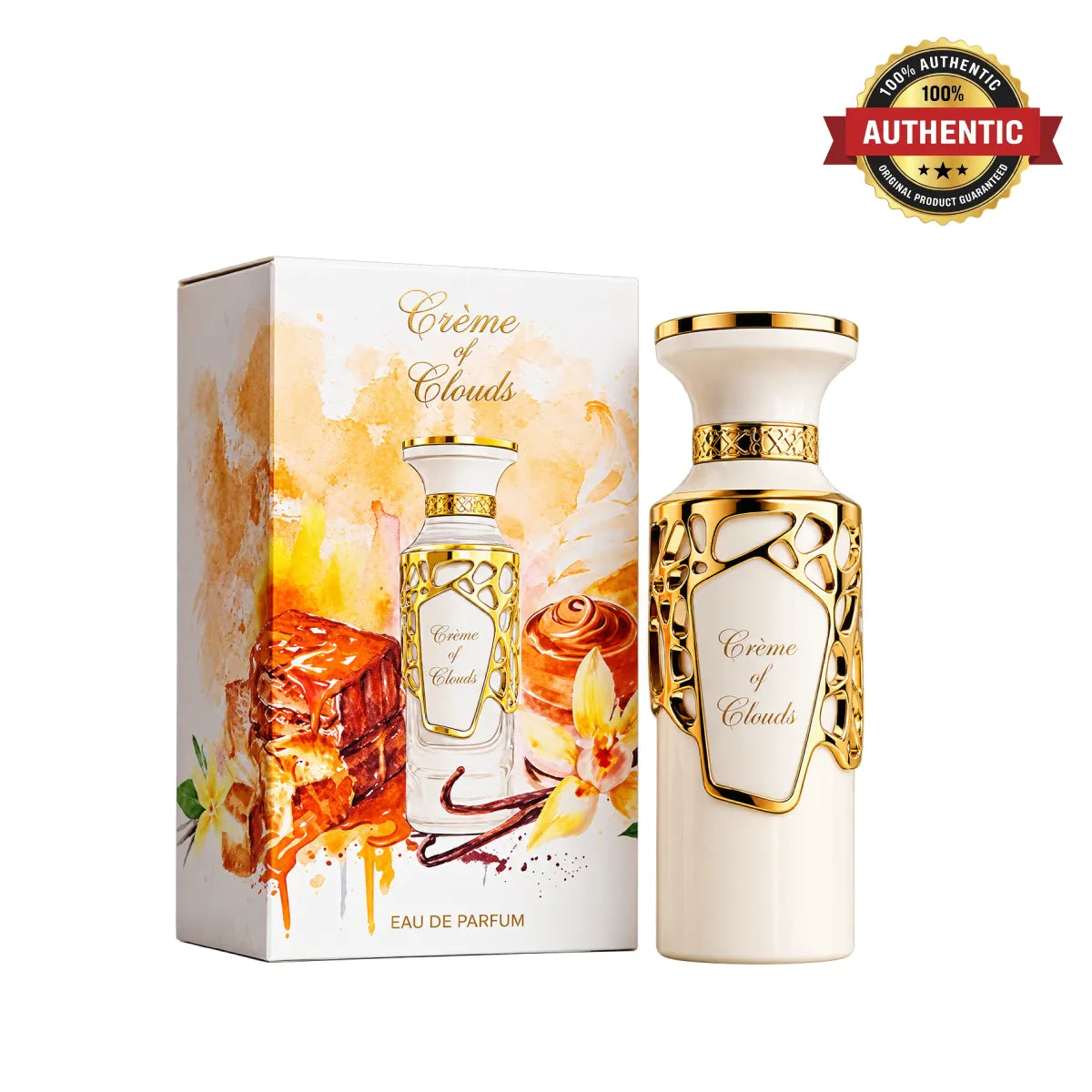 Fragrance World Cream Of Clouds Eau De Parfum 100ml online at best price, sweet vanilla fragrance - Perfumesouq Qatar