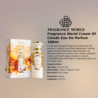 Fragrance World Cream Of Clouds EDP 100ml luxury fragrance at best price, creamy coconut and vanilla scent - Perfumesouq Qatar