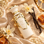 Fragrance World Cream Of Clouds Eau De Parfum 100ml for best price, warm gourmand scent with lasting fragrance - Perfumesouq Qatar