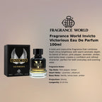 Fragrance World Invicto Victorious EDP 100ml luxury fragrance at best price , fresh citrus and warm amber scent - Perfumesouq Qatar