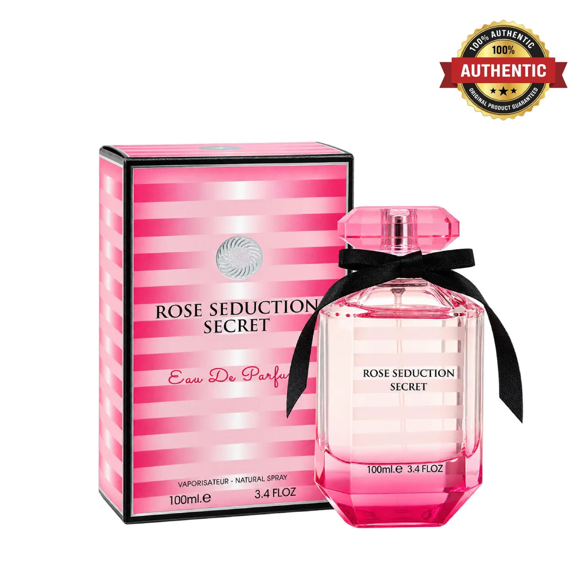 Fragrance World Rose Seduction Secret Eau De Parfum 100ml online at best price, romantic feminine perfume - Perfumesouq Qatar
