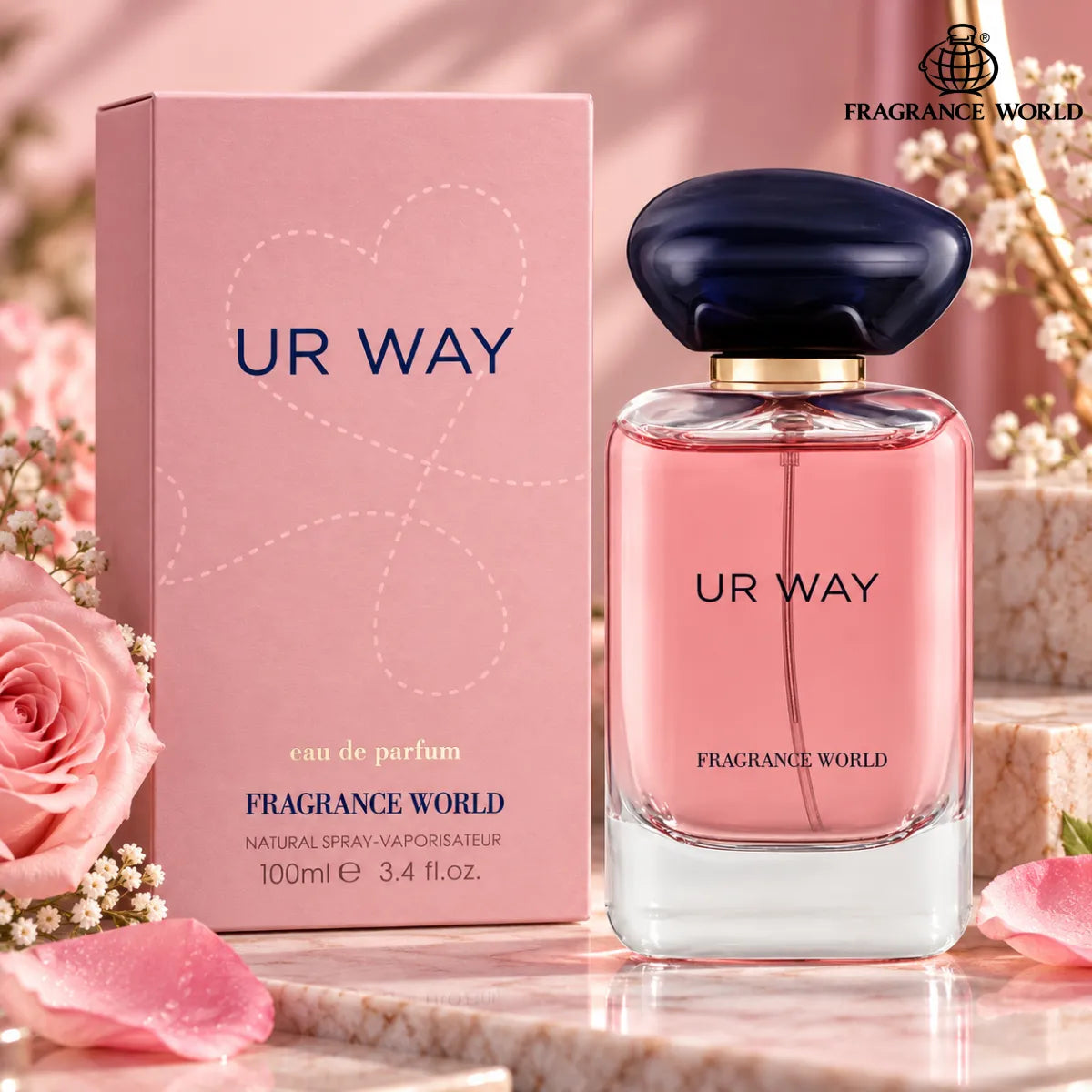 Buy Fragrance World Ur Way Eau De Parfum 100ml online from Perfumesouq, Doha, Qatar