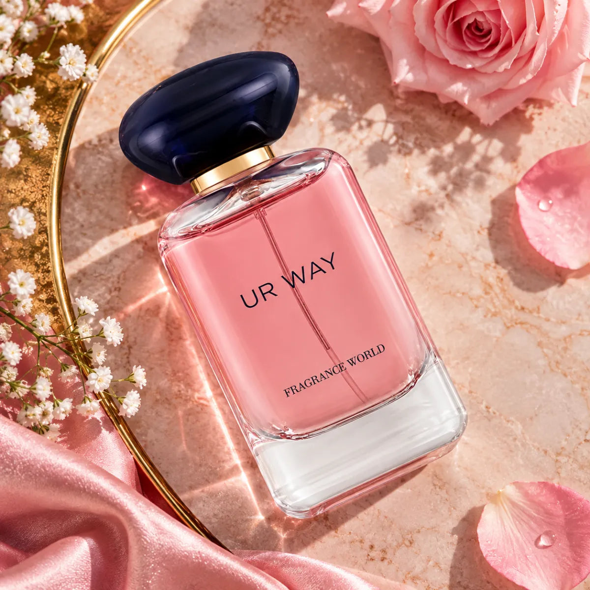 Fragrance World Ur Way Eau De Parfum 100ml for best price, graceful floral scent with lasting fragrance - Perfumesouq Qatar