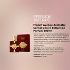 French Avenue Aromatix Carnal Desire Extrait De Parfum 100ml for best price in Qatar, elegant fragrance with lasting scent - Perfumesouq Qatar