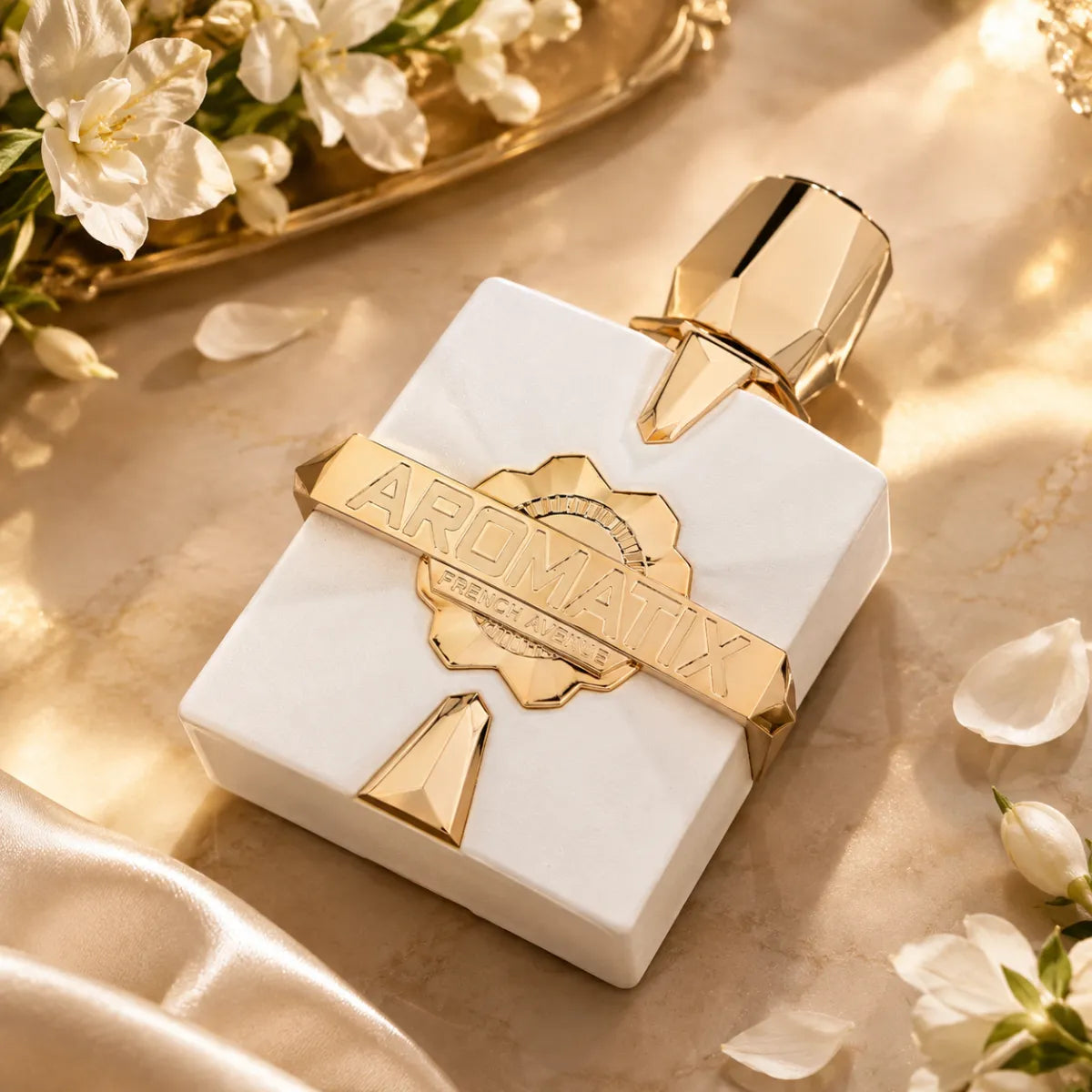 French Avenue Aromatix Platine Blanc Extrait De Parfum 100ml for best price in Qatar, elegant fragrance with lasting scent - Perfumesouq Qatar