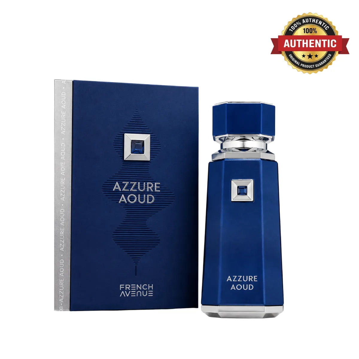 French Avenue Azzure Aoud Eau De Parfum 100ml online at best price, premium oud fragrance - Perfumesouq Qatar