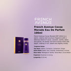 French Avenue Cocoa Morado EDP 100ml luxury fragrance at best price in Qatar, authentic and genuine product - Perfumesouq Qatar