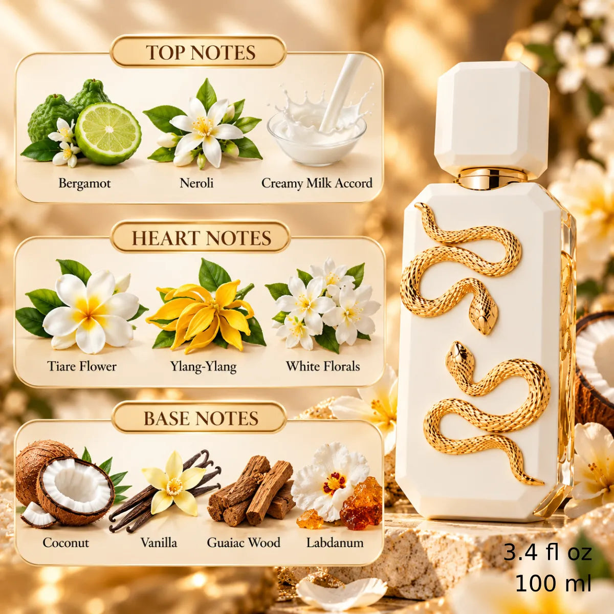 Authentic French Avenue El Veneno Bianco Extrait De Parfum 100ml for best price with fast delivery - Perfumesouq Qatar