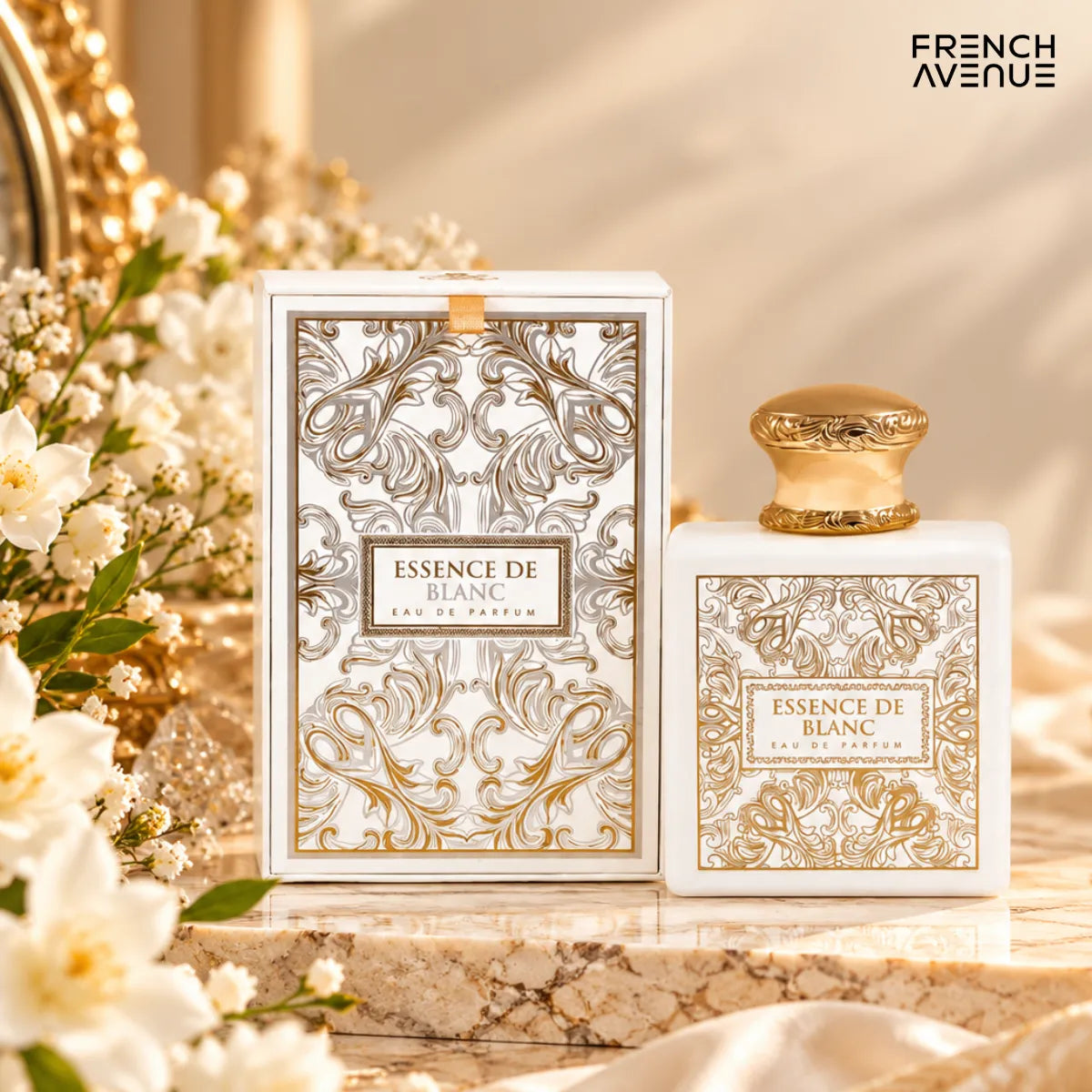 Buy French Avenue Essence De Blanc Eau De Parfum 100ml online from Perfumesouq, Doha, Qatar