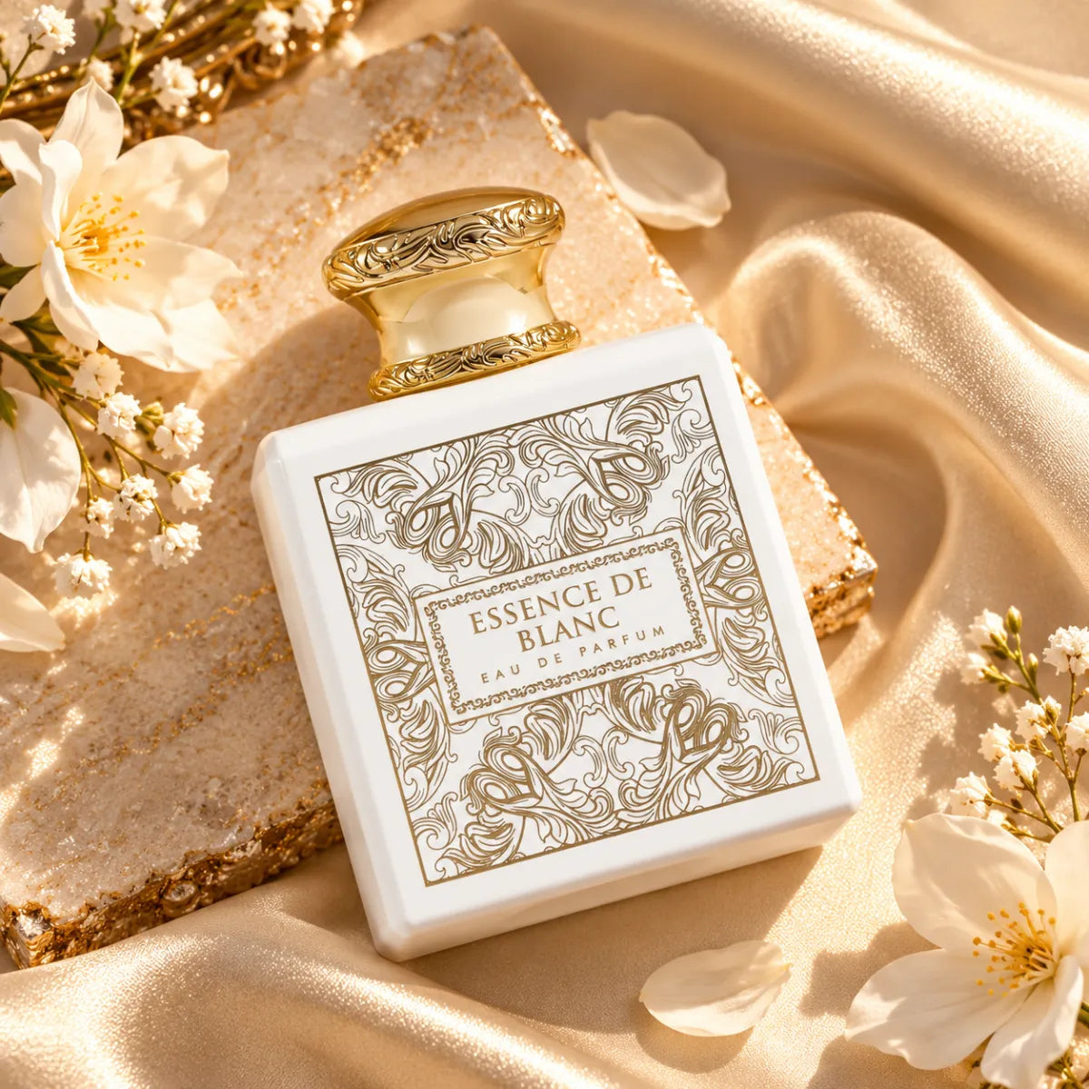 French Avenue Essence De Blanc Eau De Parfum 100ml for best price, elegant fresh scent with lasting fragrance - Perfumesouq Qatar
