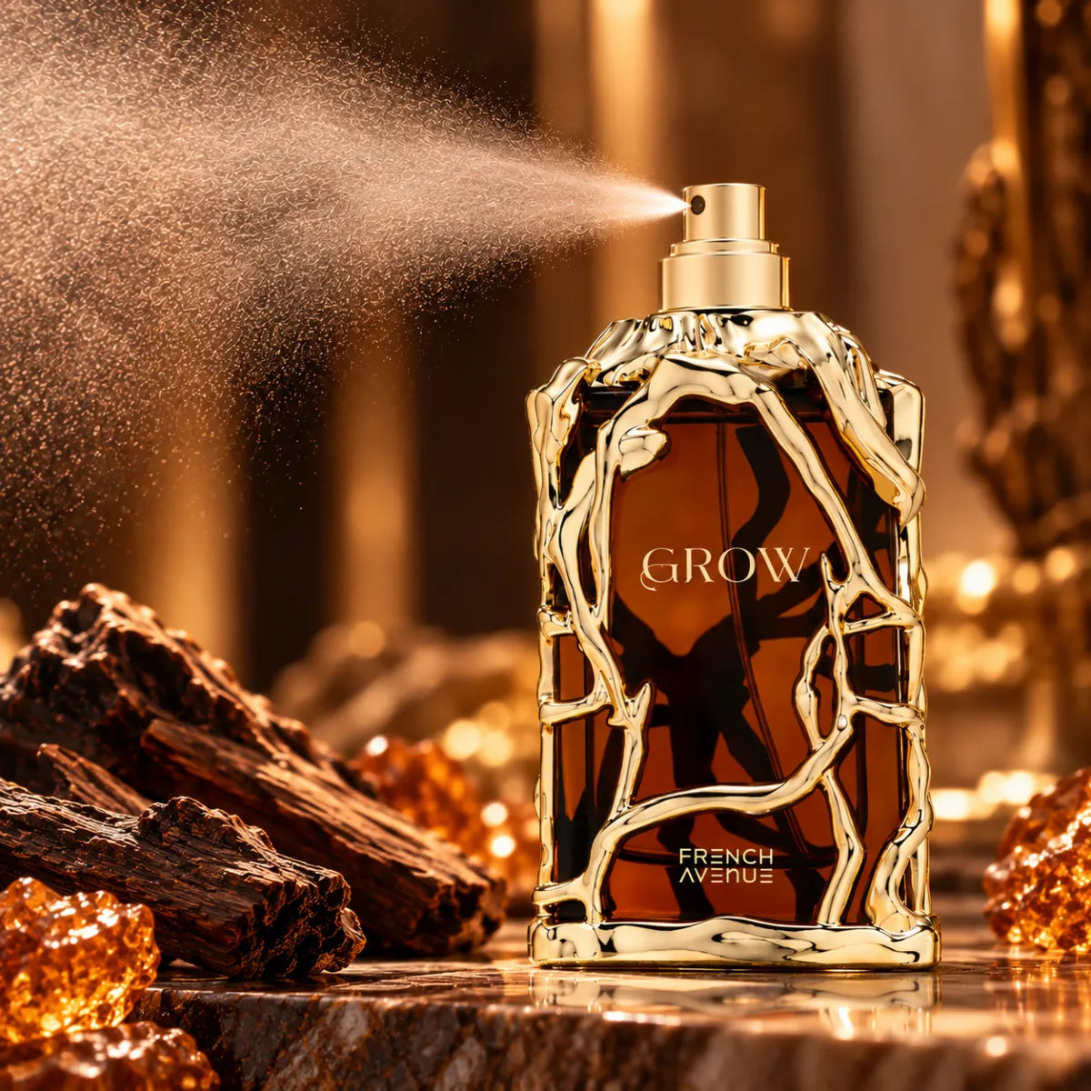 Original French Avenue Grow Extrait De Parfum 100ml authentic luxury fragrance at best price - Perfumesouq Qatar