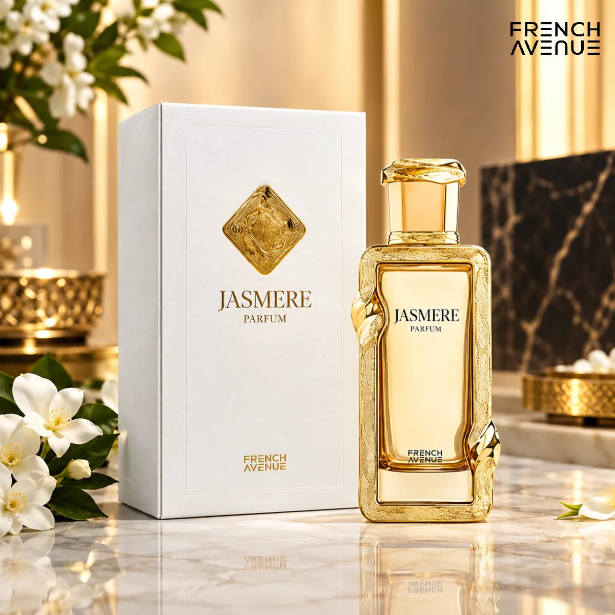 Buy French Avenue Jasmere Parfum Eau De Parfum 100ml online from Perfumesouq, Doha, Qatar 