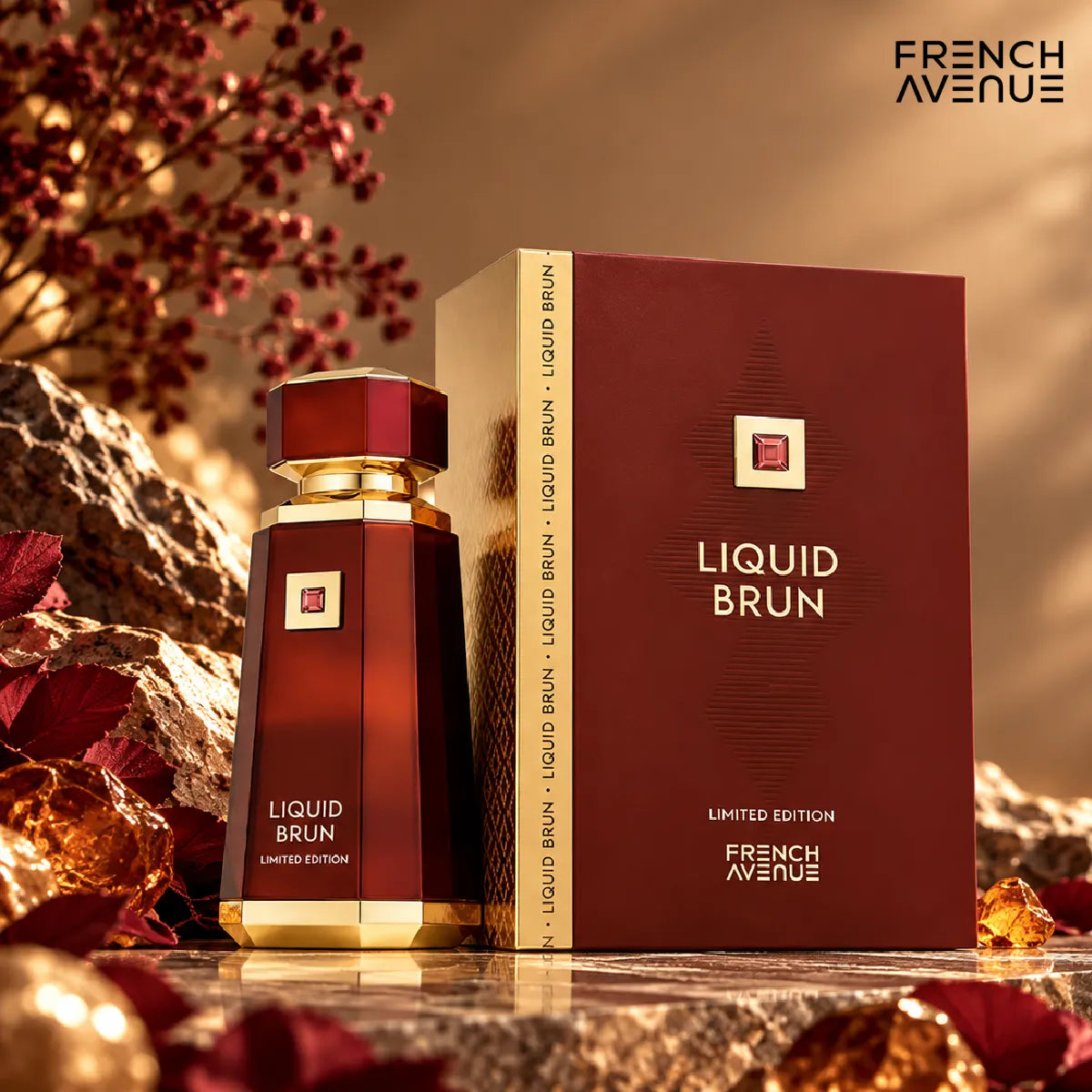 Buy French Avenue Liquid Brun Limited Edition Extrait de Parfum 150ml online  from Perfumesouq, Doha, Qatar