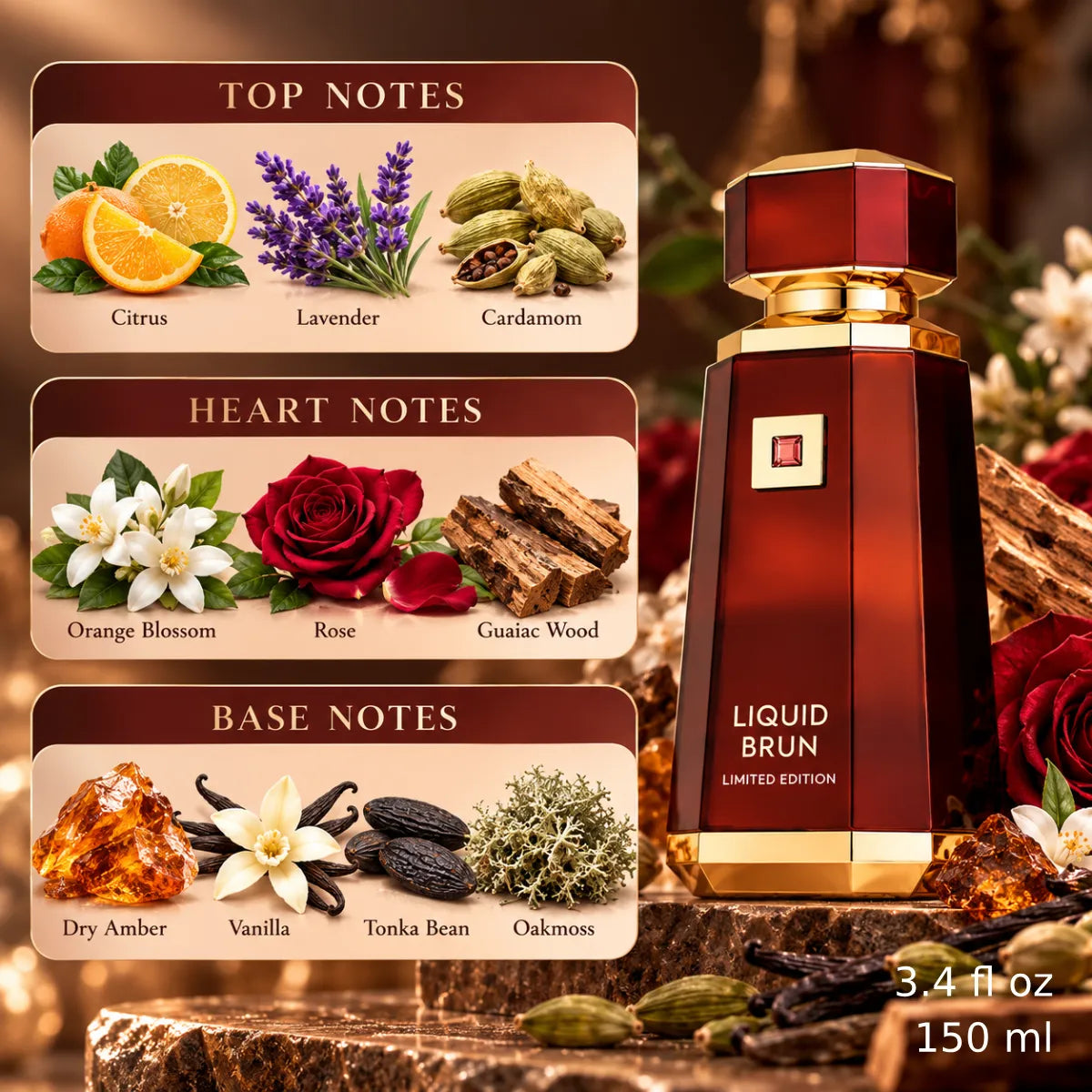 Authentic French Avenue Liquid Brun Limited Edition Extrait de Parfum 150ml for best price with fast delivery - Perfumesouq Qatar