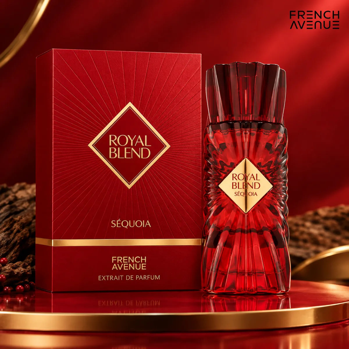 Buy French Avenue Royal Blend Sequoia Extrait De Parfum 100ml from Perfumesouq, Doha, Qatar.