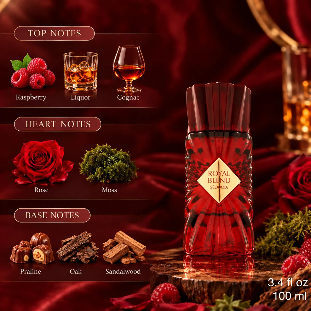 Authentic French Avenue Royal Blend Sequoia Extrait De Parfum 100ml for best price with fast delivery - Perfumesouq Qatar