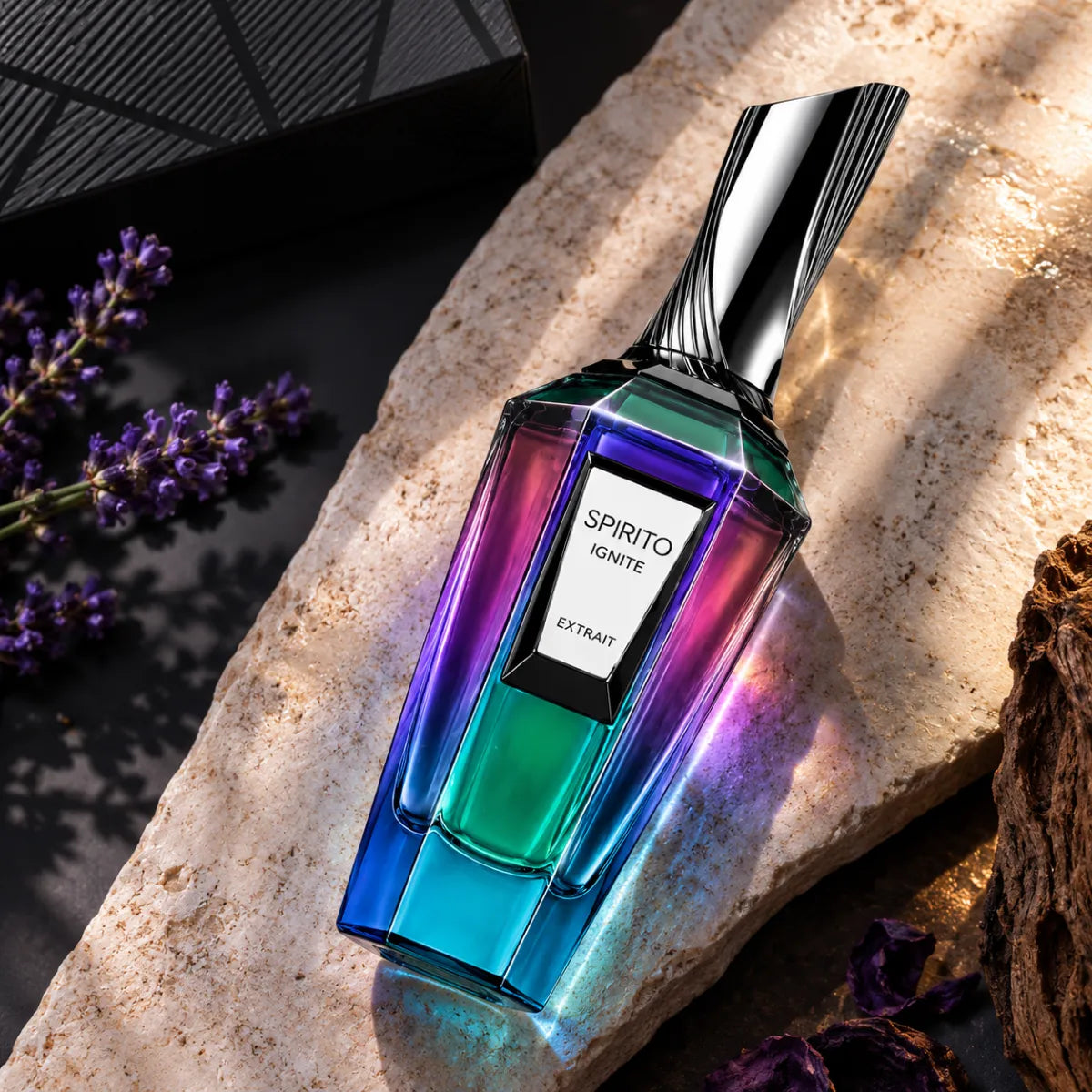 French Avenue Spirito Ignite Extrait De Parfum 100ml for best price, sophisticated floral woody scent - Perfumesouq Qatar