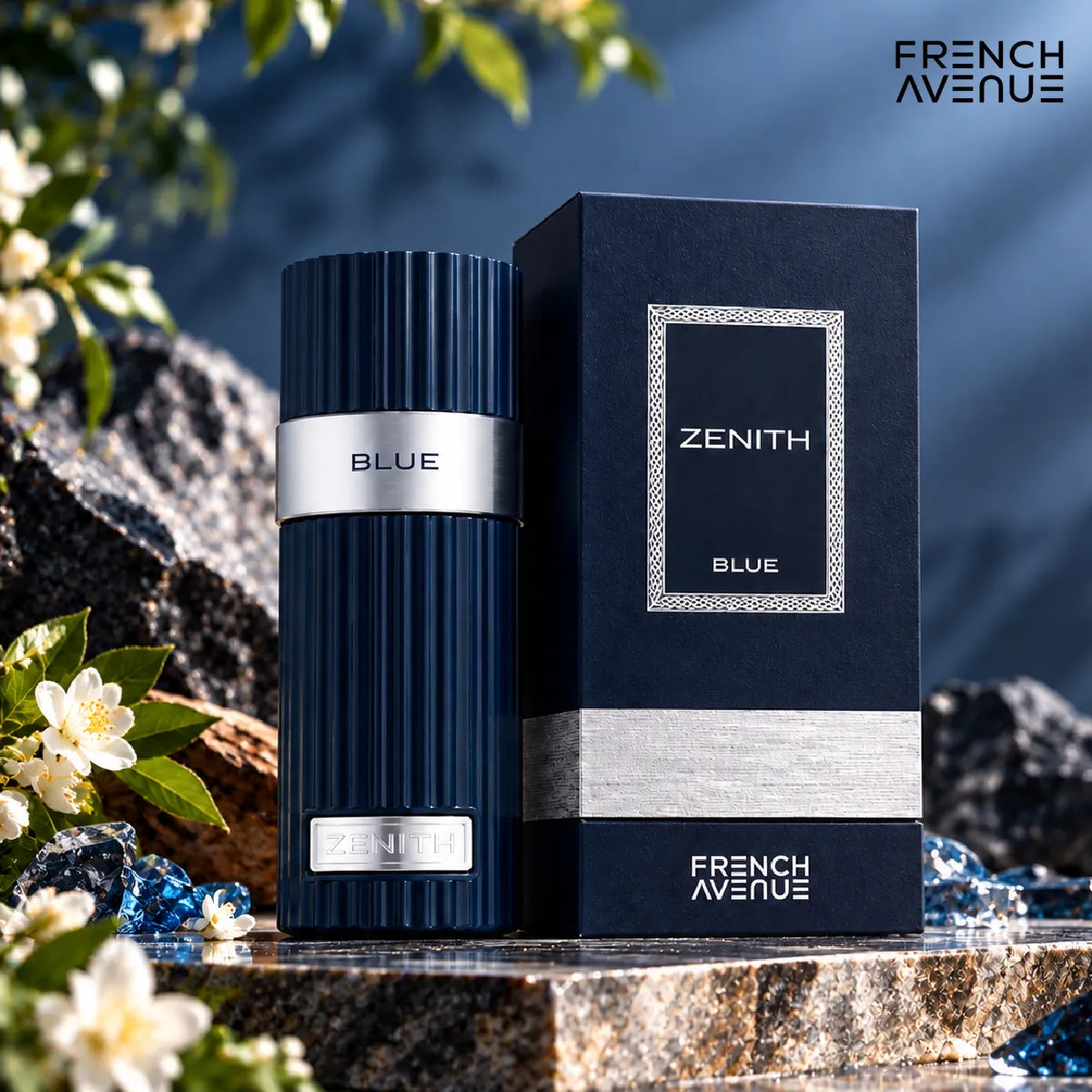 Buy French Avenue Zenith Blue Eau De Parfum 100ml online  from Perfumesouq, Doha, Qatar