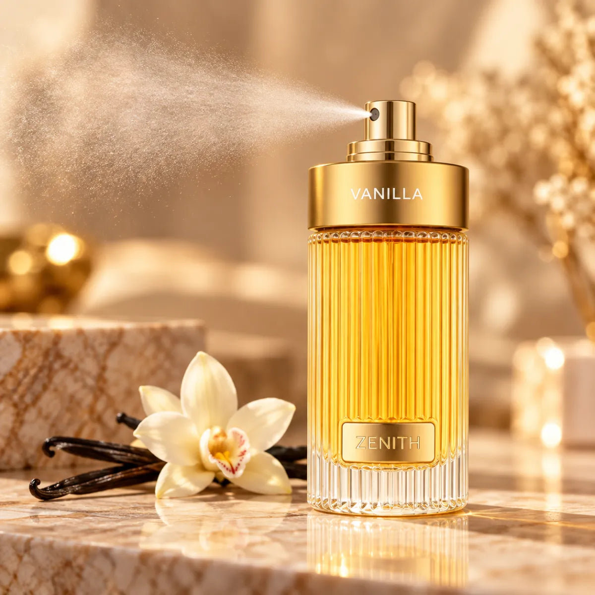 Original French Avenue Zenith Vanilla Eau De Parfum 100ml authentic warm fragrance at best price - Perfumesouq Qatar