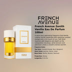 French Avenue Zenith Vanilla EDP 100ml luxury fragrance at best price, authentic and genuine product - Perfumesouq Qatar