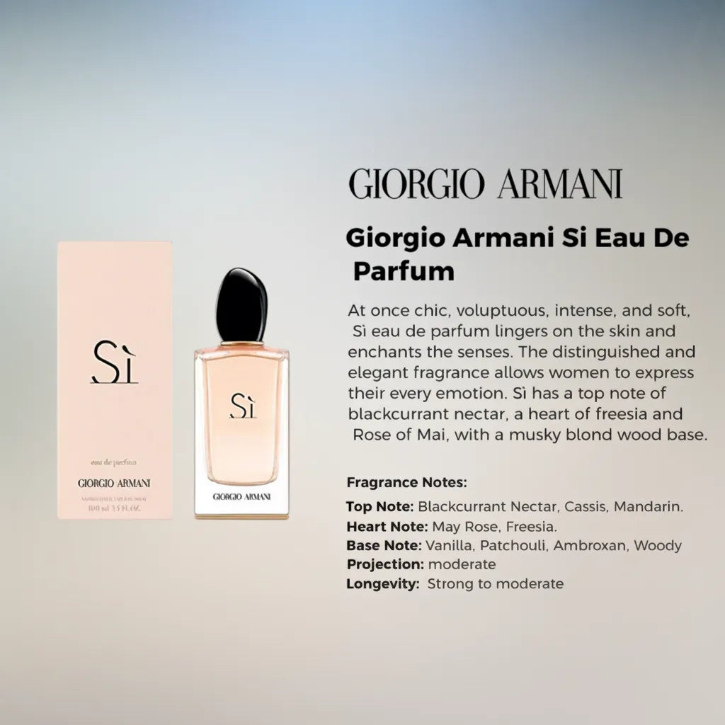 SI GIORGIO ARMANI Eau de Parfum 100ML