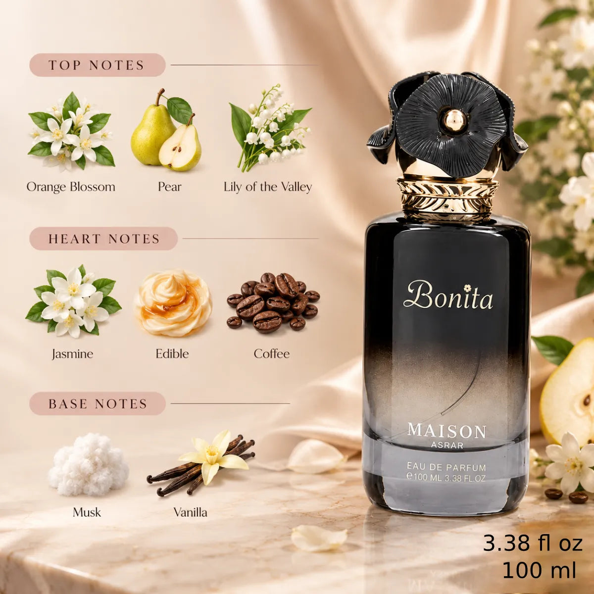 Authentic Gulf Orchid Bonita Eau De Parfum 100ml for best price with fast delivery - Perfumesouq Qatar