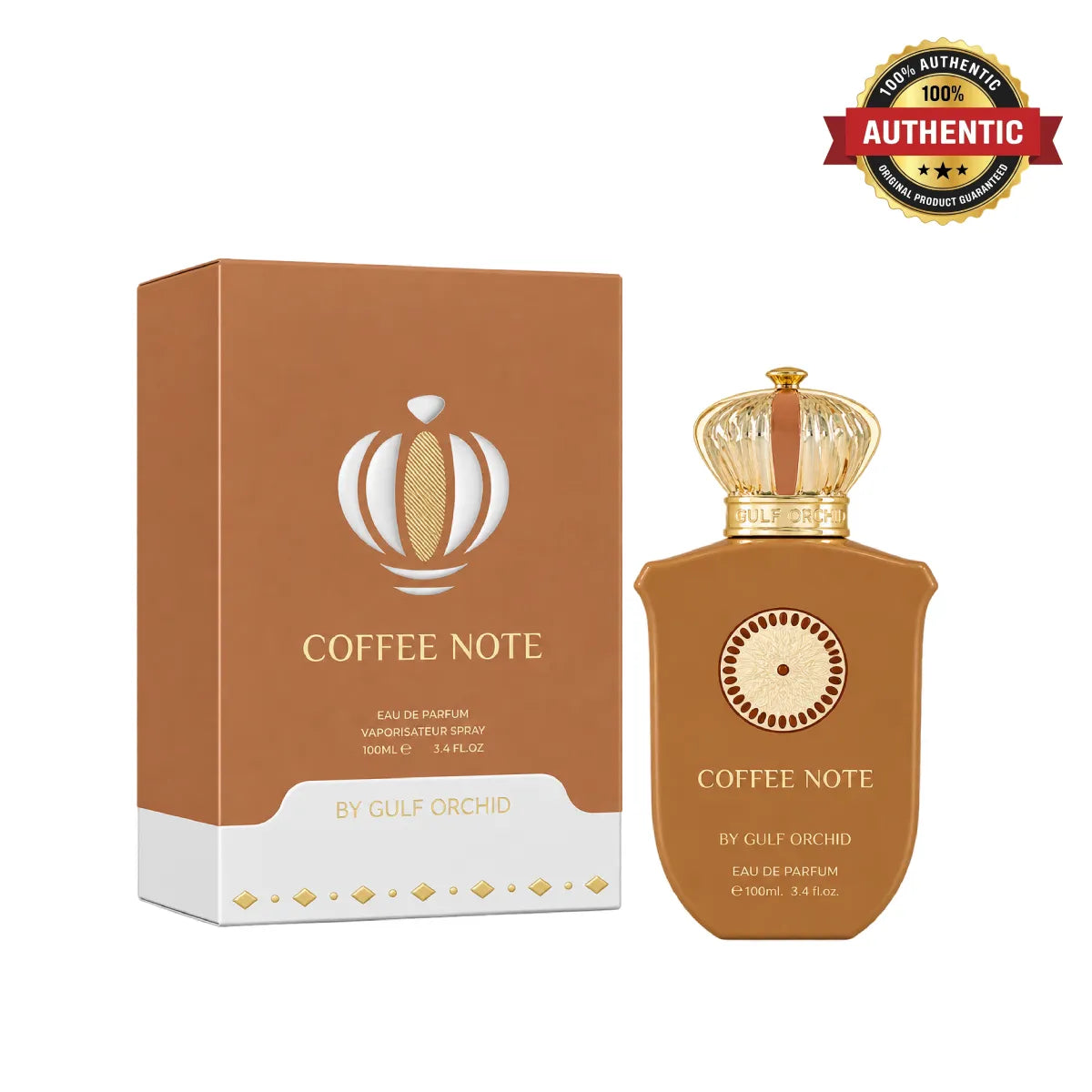 Gulf Orchid Coffee Note Eau De Parfum 100ml in Qatar at best price, premium coffee-inspired fragrance - Perfumesouq Qatar