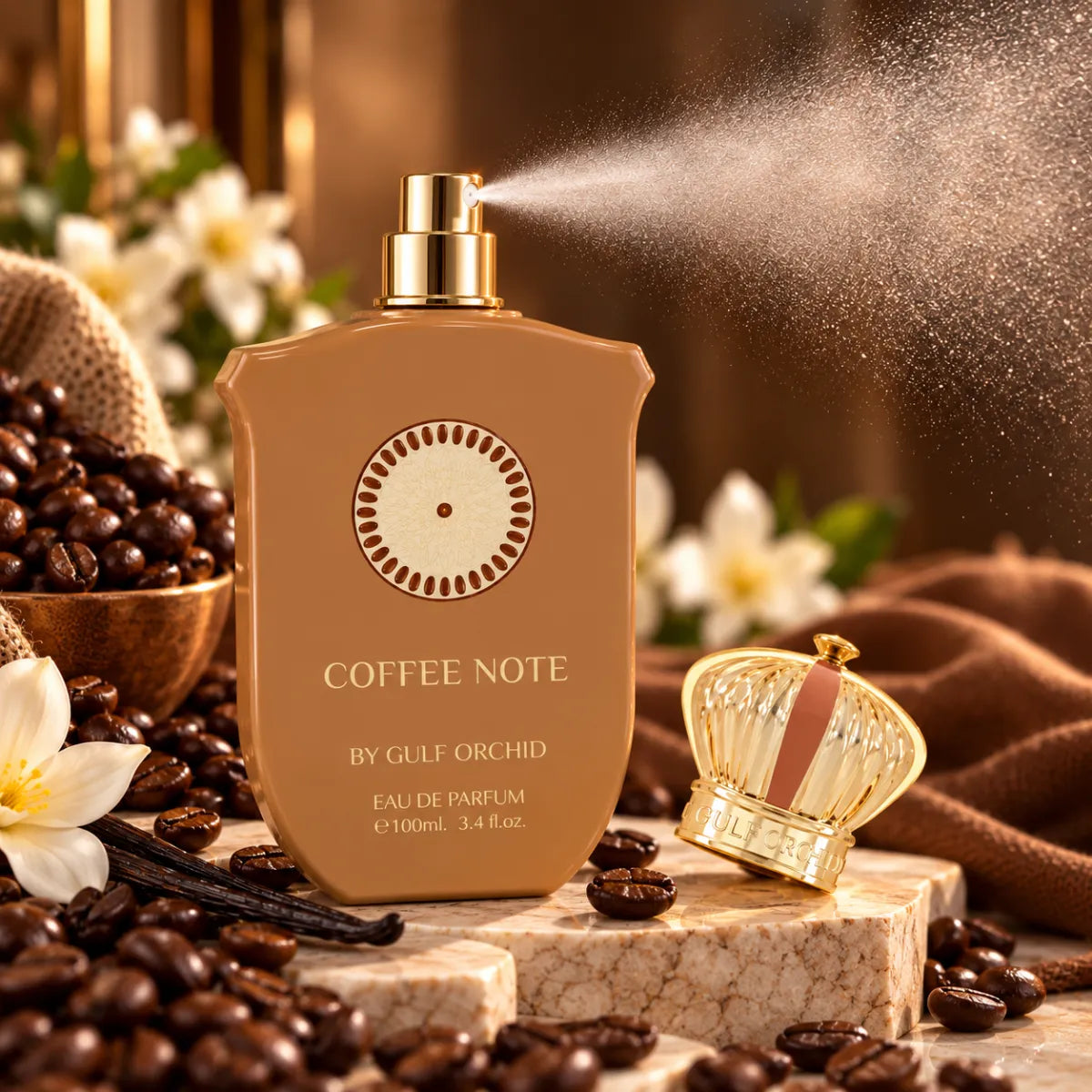 Original Gulf Orchid Coffee Note Eau De Parfum 100ml authentic luxury fragrance at best price in Qatar - Perfumesouq Qatar