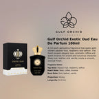 Gulf Orchid Exotic Oud EDP 100ml luxury fragrance at best price in Qatar, rich oud and leather scent - Perfumesouq Qatar