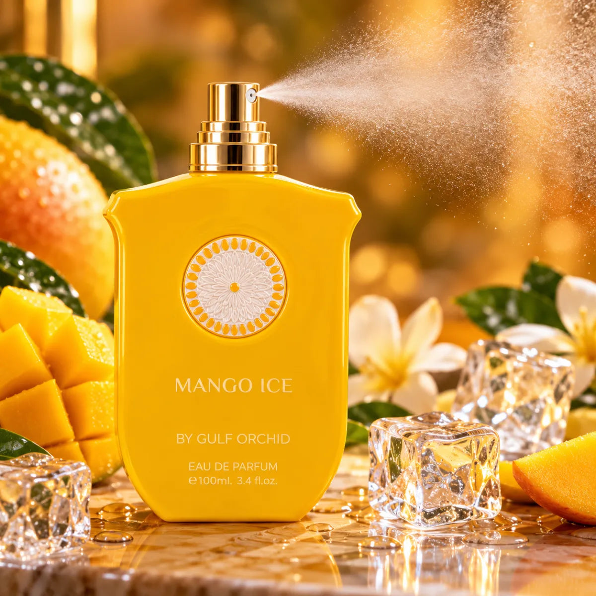 Original Gulf Orchid Mango Ice Eau De Parfum 100ml authentic luxury fragrance at best price  - Perfumesouq Qatar